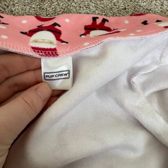Dog Holiday  Pjs Pink Santa Size M NWT - Picture 8 of 10